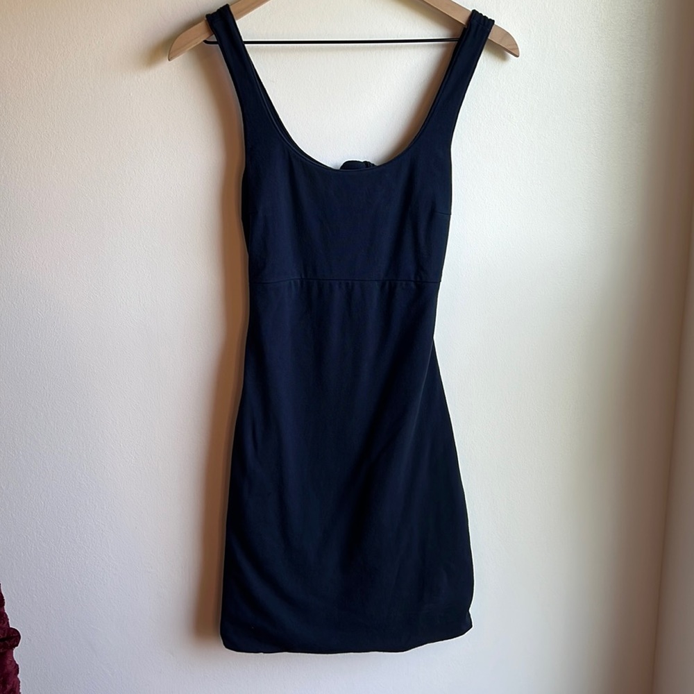 Abercrombie and Fitch navy blue sleeveless mini dress size small